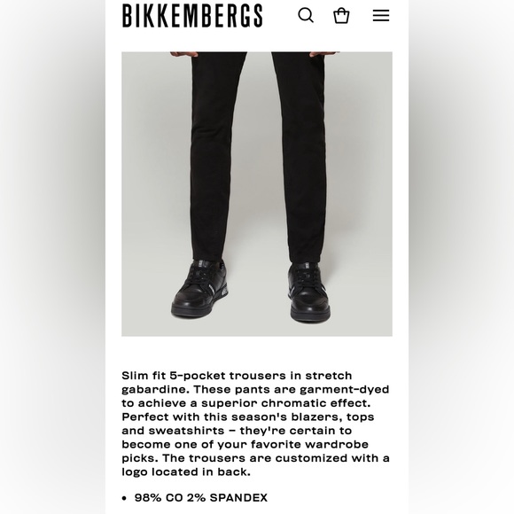 Bikkembergs men’s pants - Picture 14 of 17